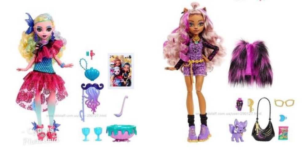 Лялька Monster High Clawdeen Wolf, Lagoona Blue