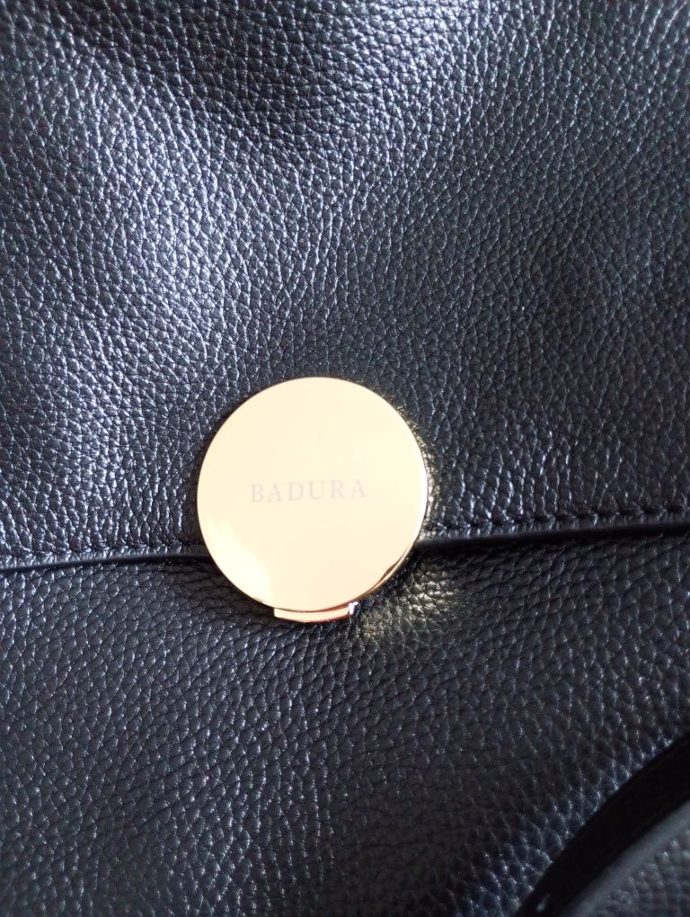 Torba torebka Badura CCC czarna skórzana