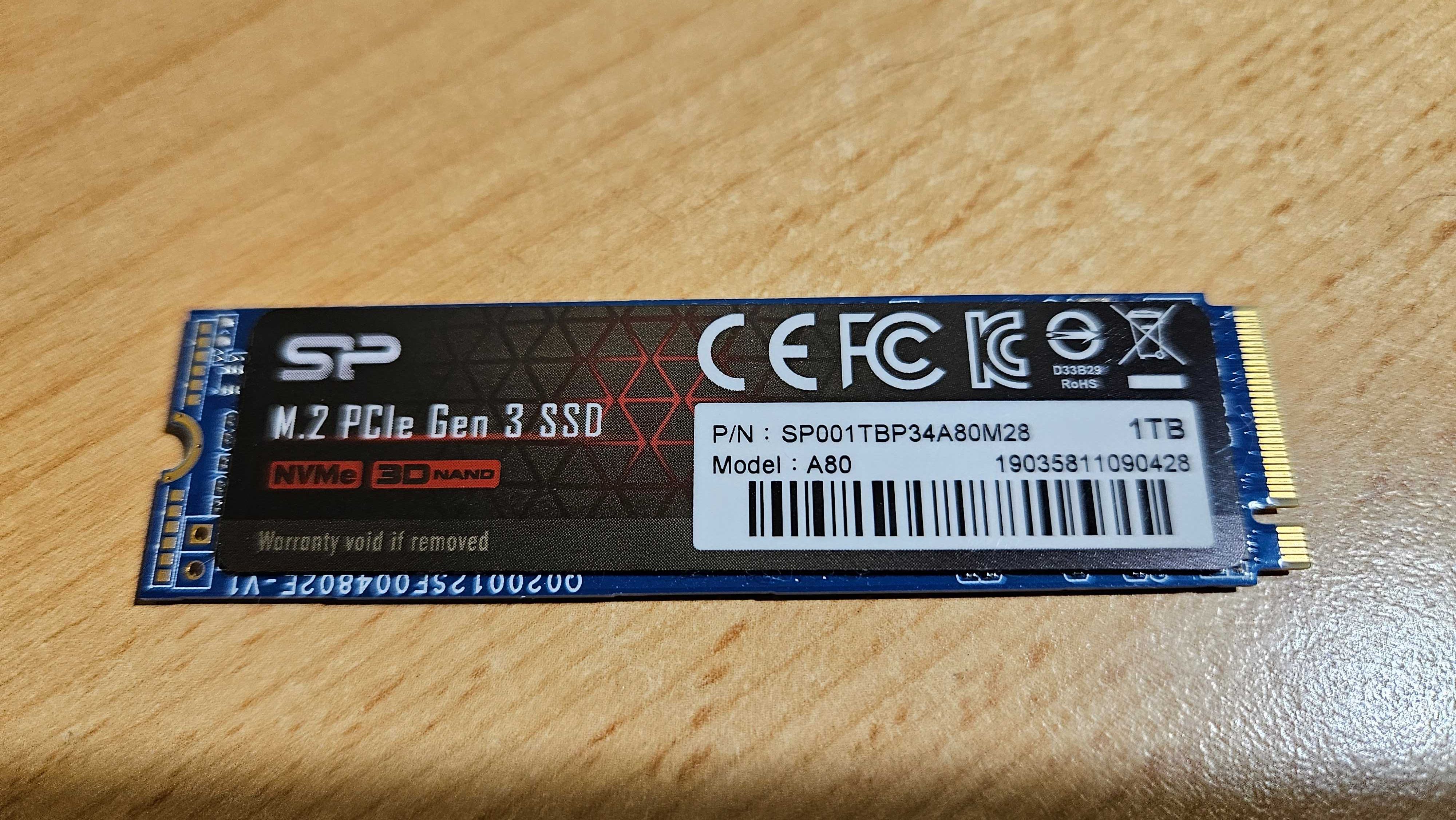 Dysk Silicon Graphics SSD M.2 A80 1 TB