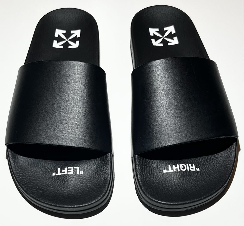 Klapki Off-White Czarne