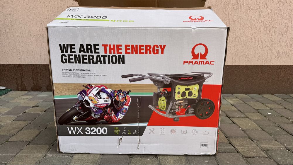 Генератор Pramac WX 3200 з електростартером