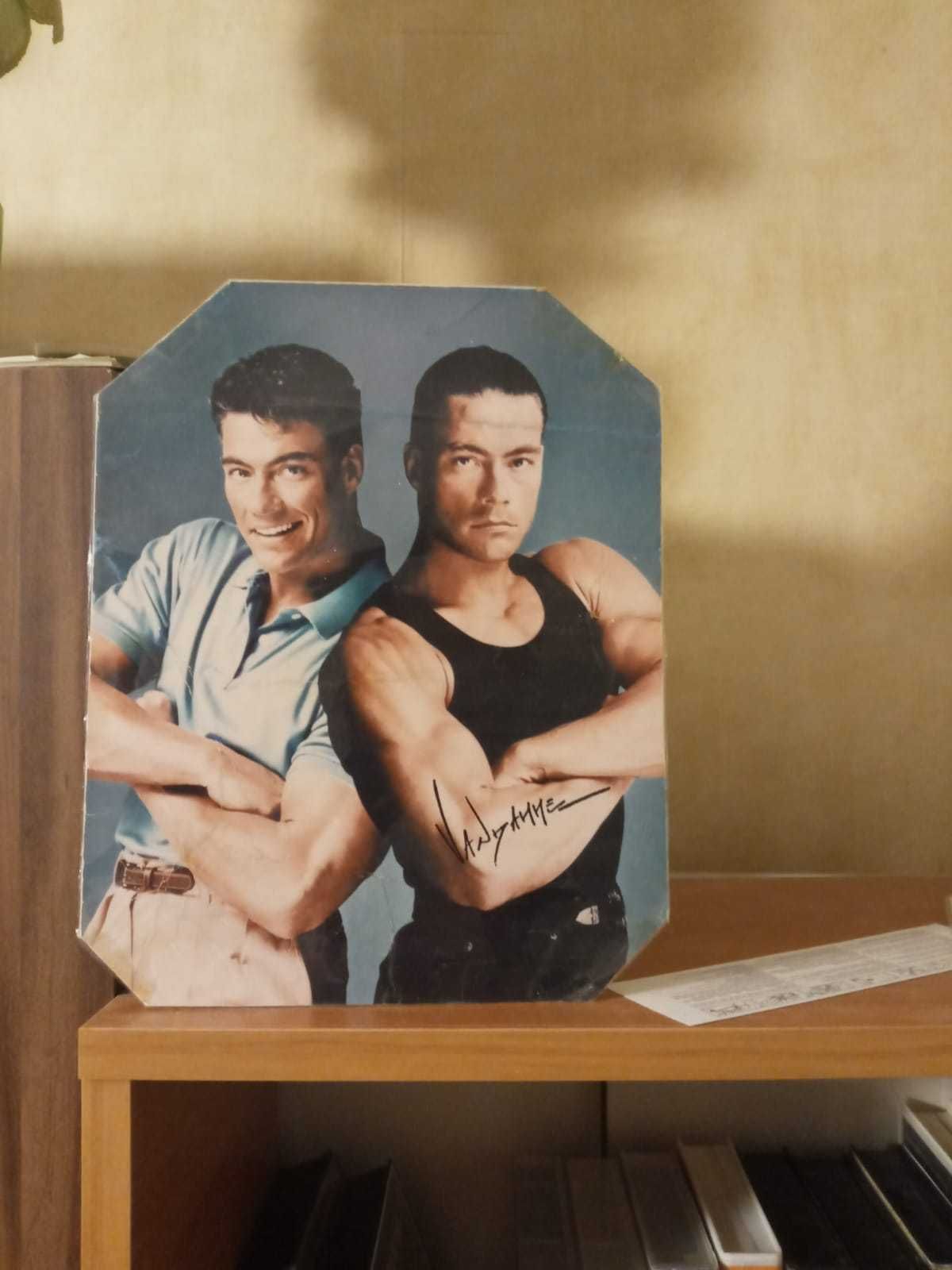 Autograf zdjęcia Jean-Claude Van Damme Oryginalne lata 90