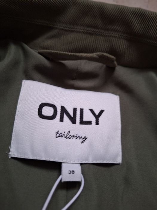 Nowy ONLY żakiet r.38 marynarka 100% wiskoza khaki jak Massimo Dutti