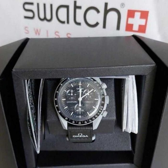 Omega x Swatch Mission Moon SO33M100 - Diamentowy Blask