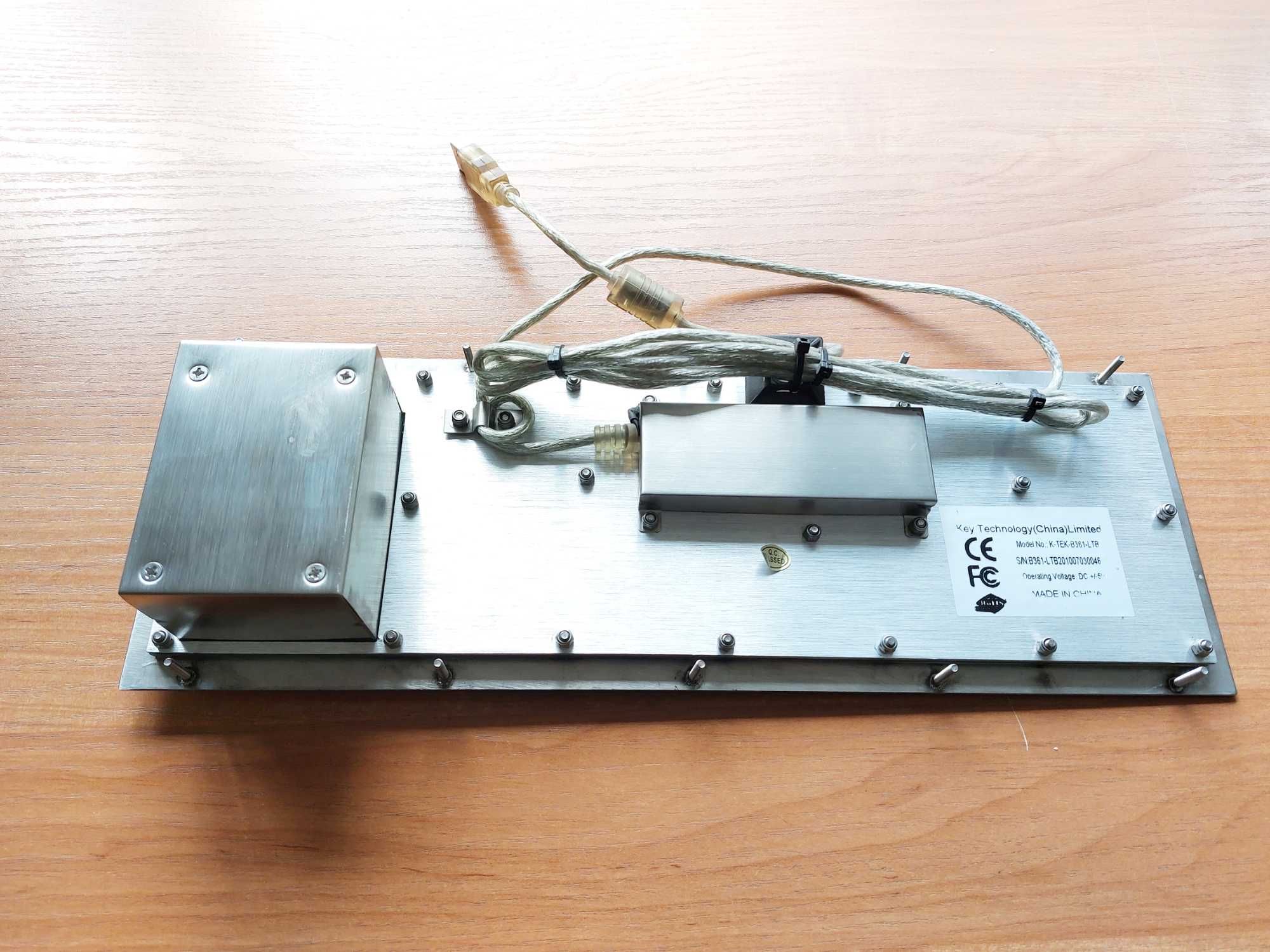 Klawiatura przemysłowa USB do zabudowy K-TEK B361-LTB