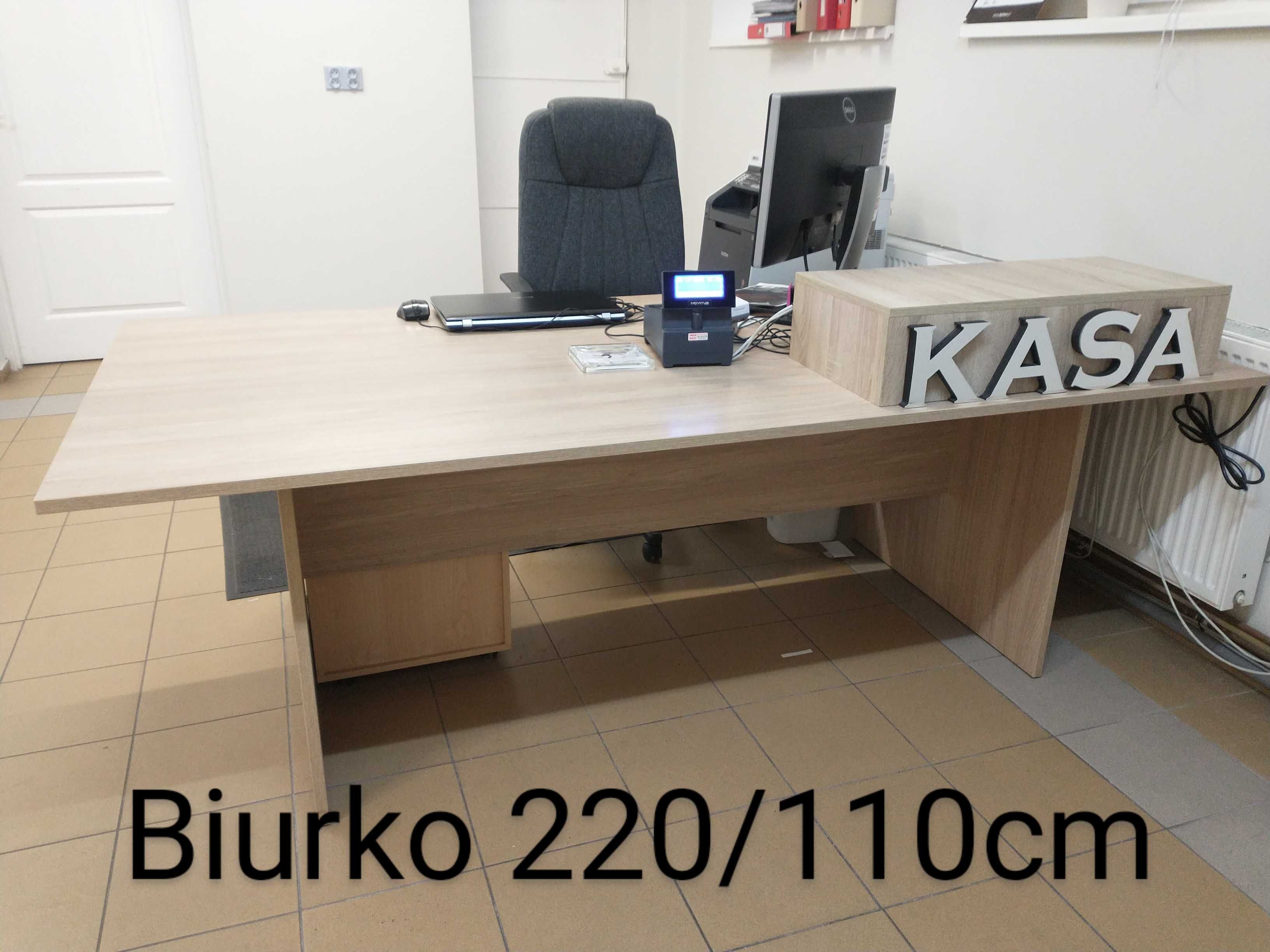 Duże biurko  z szufladą