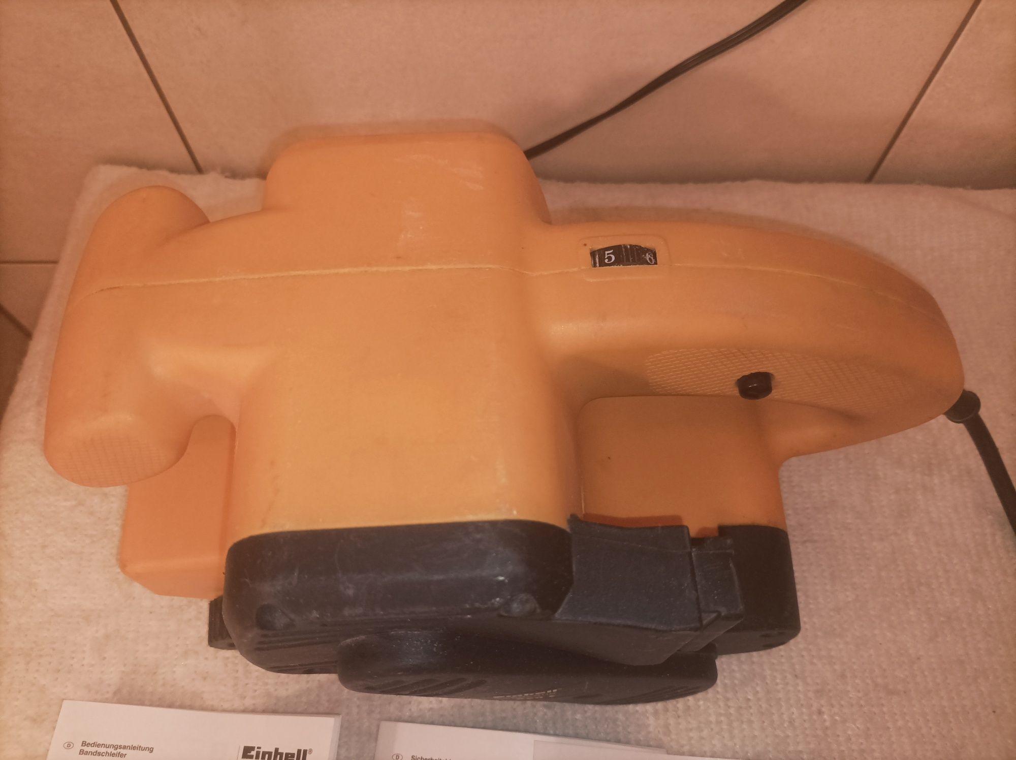 Szlifierka taśmowa Einhell BBS 850 E + taśmy ścierne Jak Nowa! Wysyłka