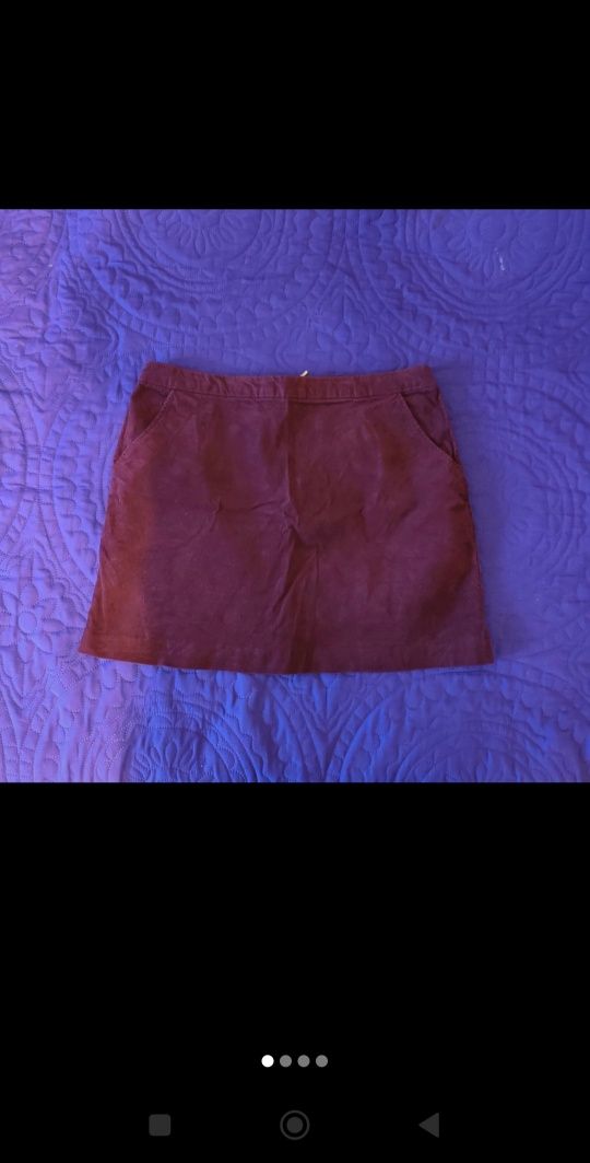 Spódniczka spódnica mini sztruksowa H&M 40