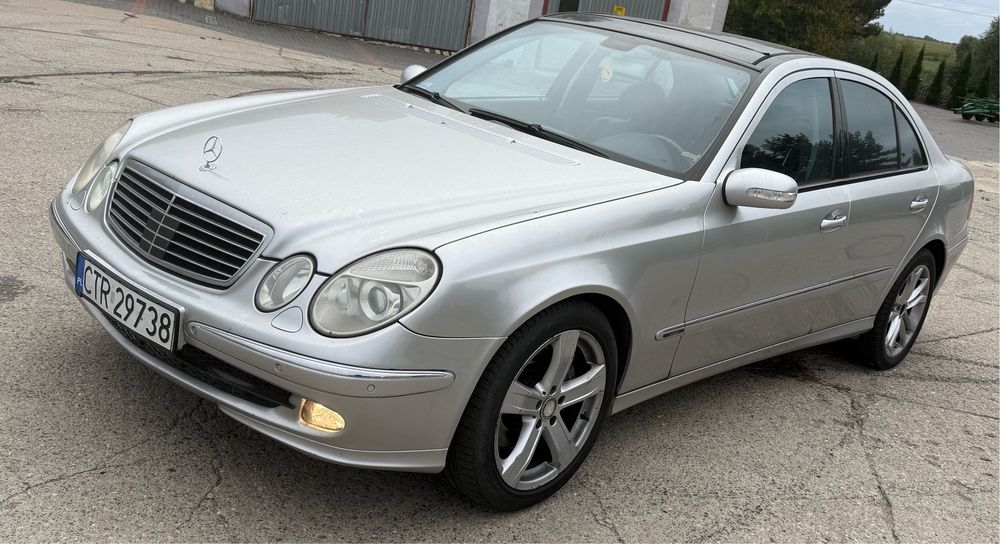 **Merdedes benz W211 e500 306km, panorama distronic keyless, zamiana *