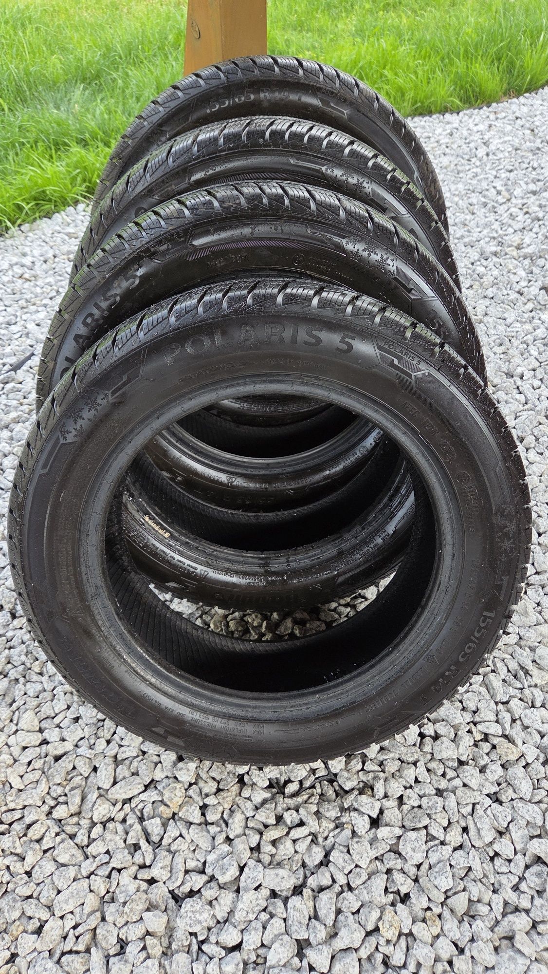 Opony zimowe Barum Polaris 5 155/65 R14 2021 r  Super Stan !
