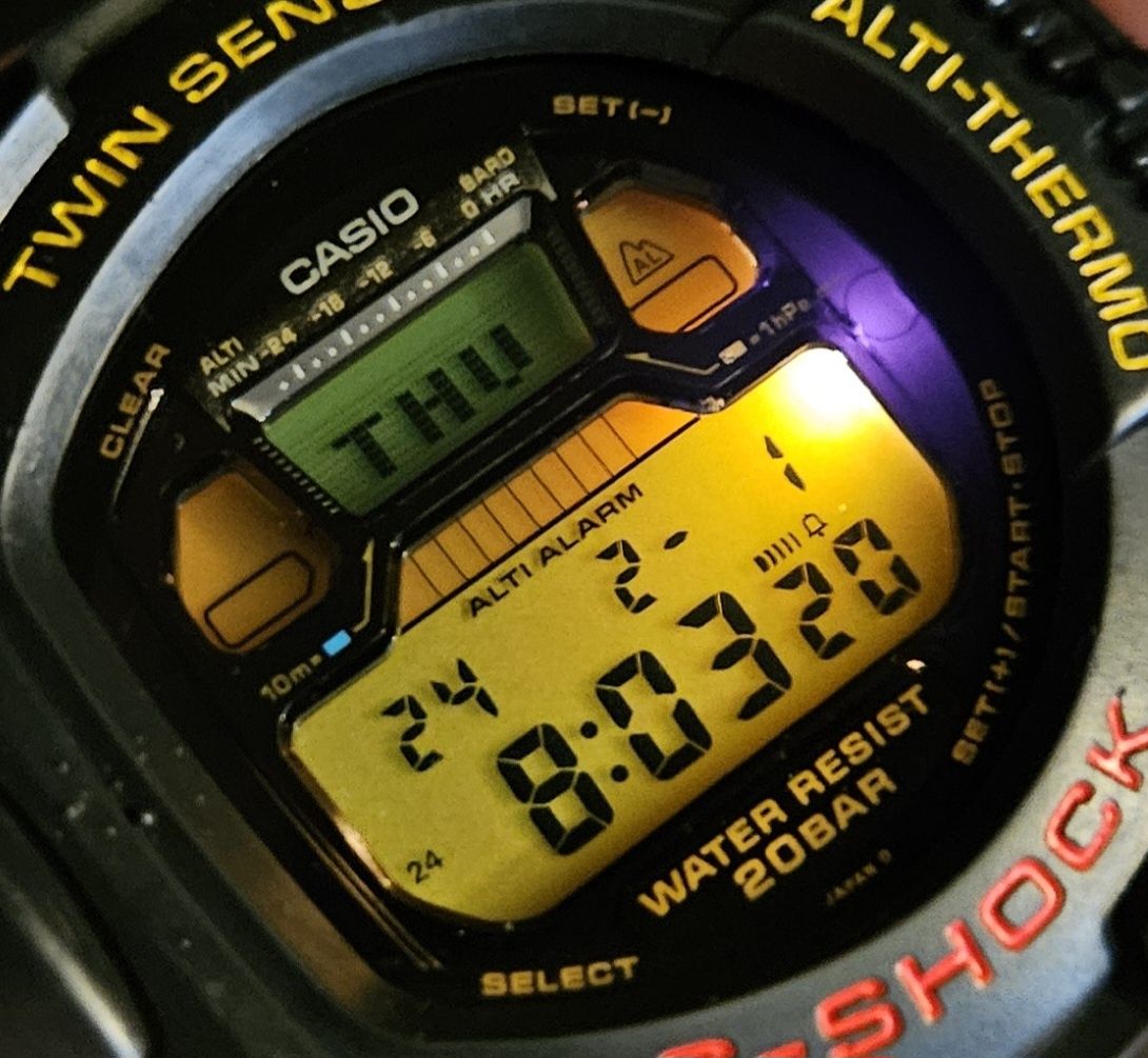 DW-6700 Skyforce vintage-G Casio G-shock 1994