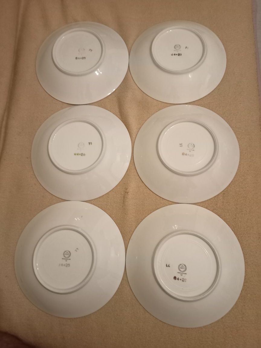 Talerze Porcelanowe Chodzież PRL
