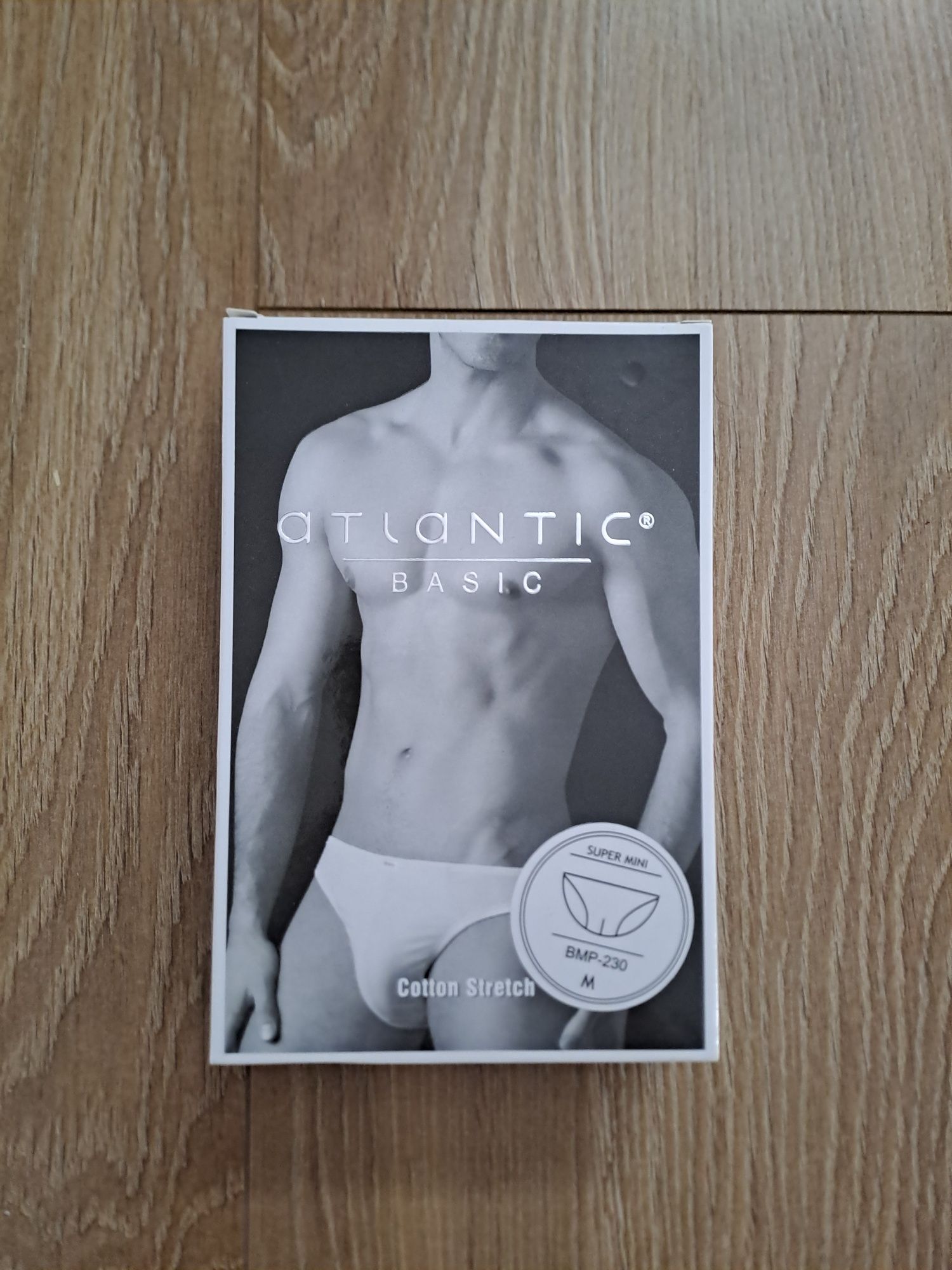 Slipy męskie Atlantic, rozmiar M, 2PACK, super mini