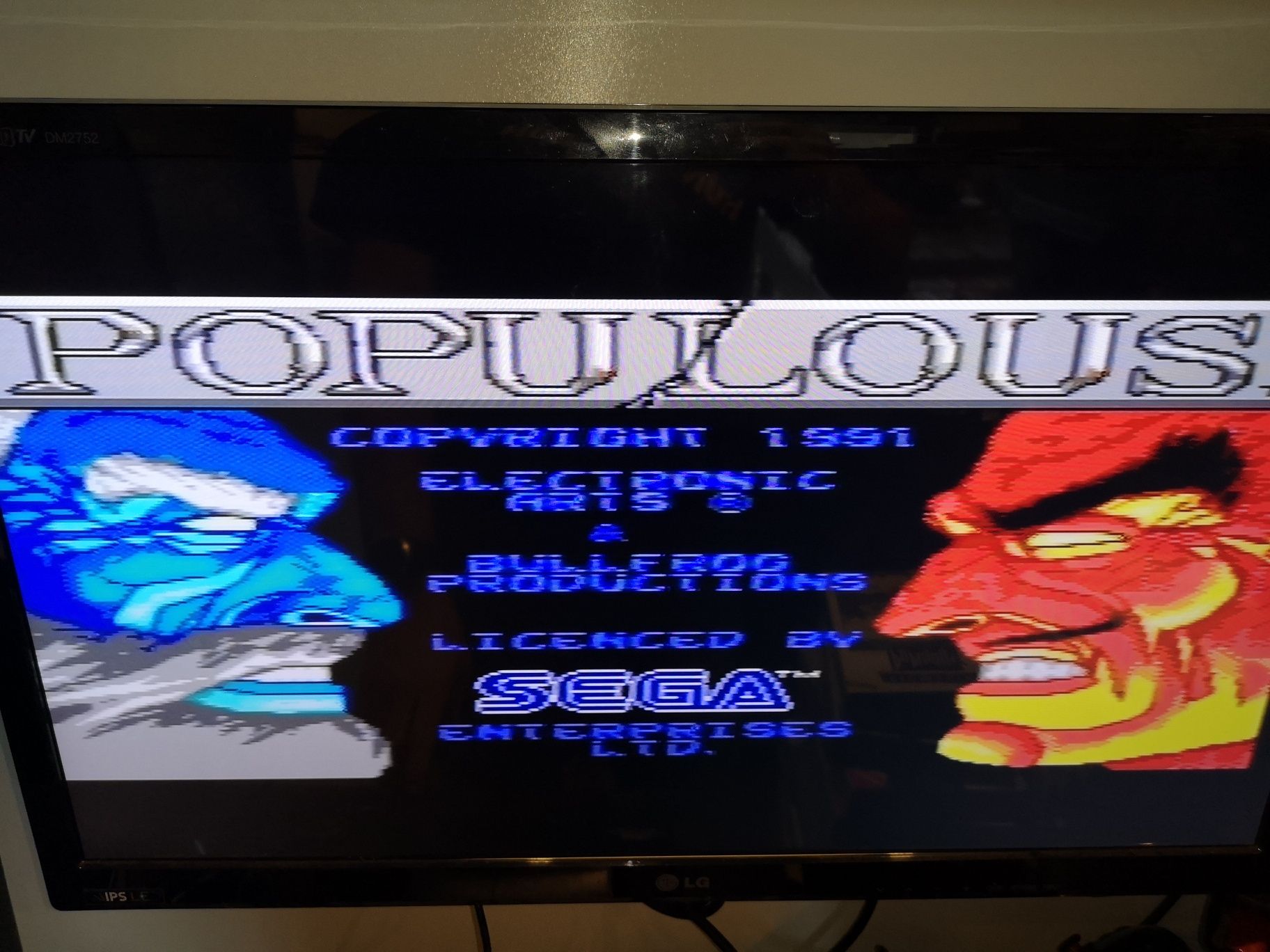 Populous SEGA MASTER SYSTEM gra (w pudełku) testowana