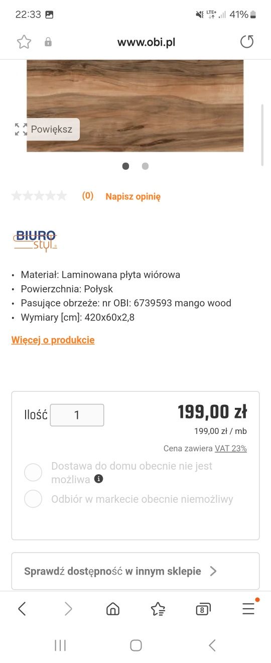 Lada kuchenna połysk sprzedam