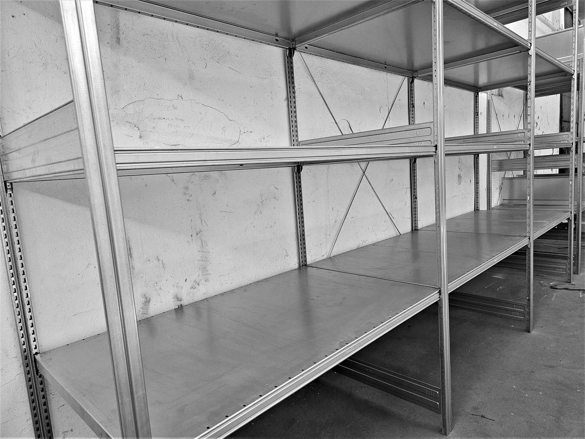 REGAŁ Metalowy 82x200x396cm/9p Magazynowy Ocynk Garaż Warsztat Piwnica