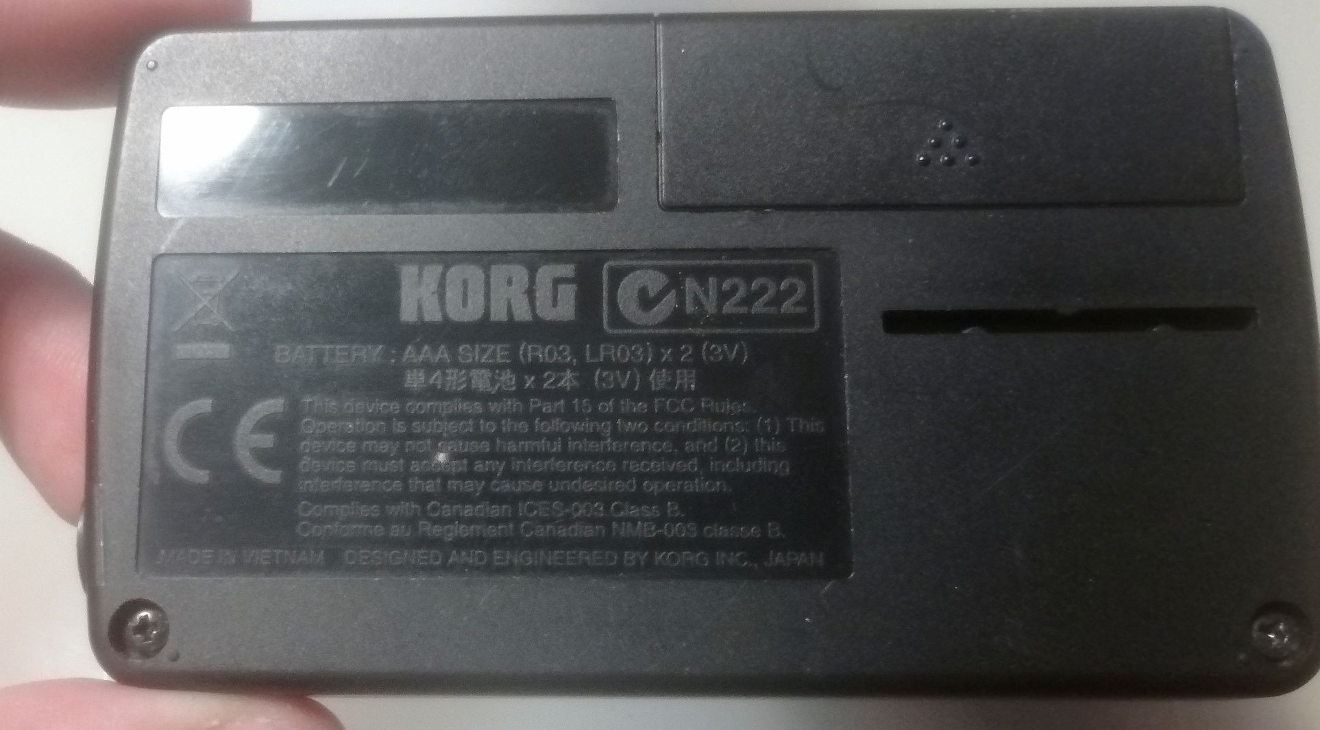 Kamerton elektroniczny KORG GA-1