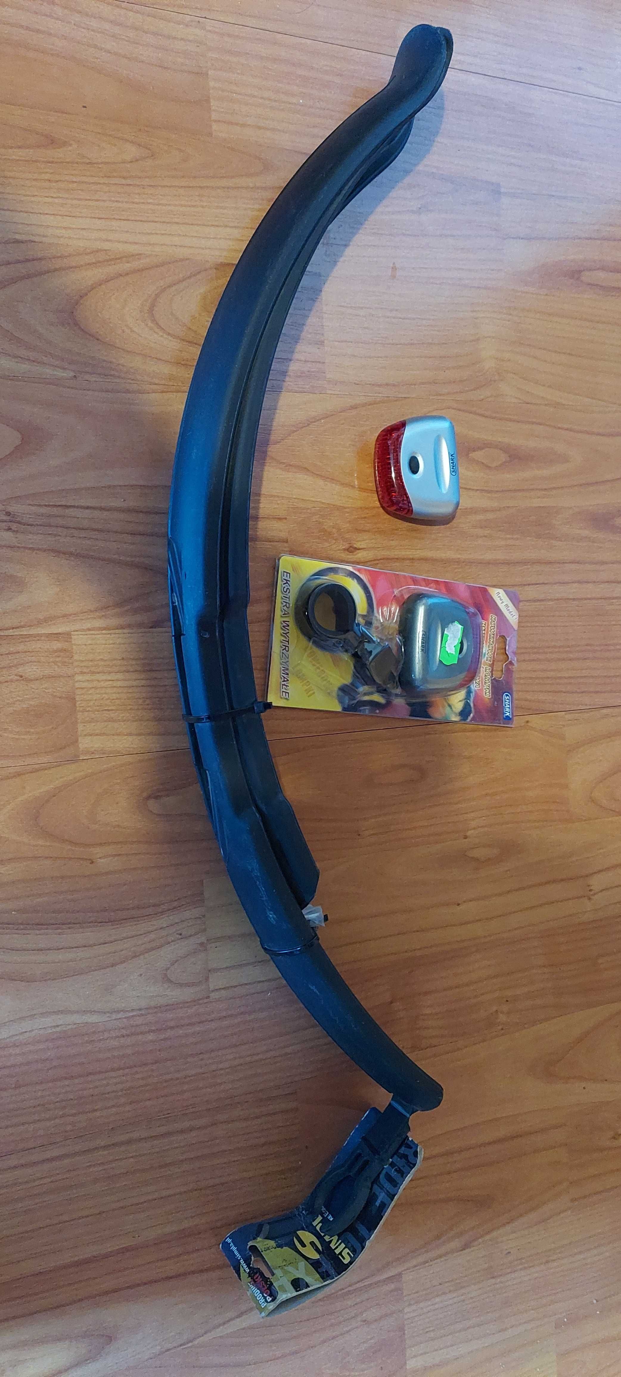 Błotnik rowerowy SIMPLA classic 24"-26" + światła rowerowe gratis