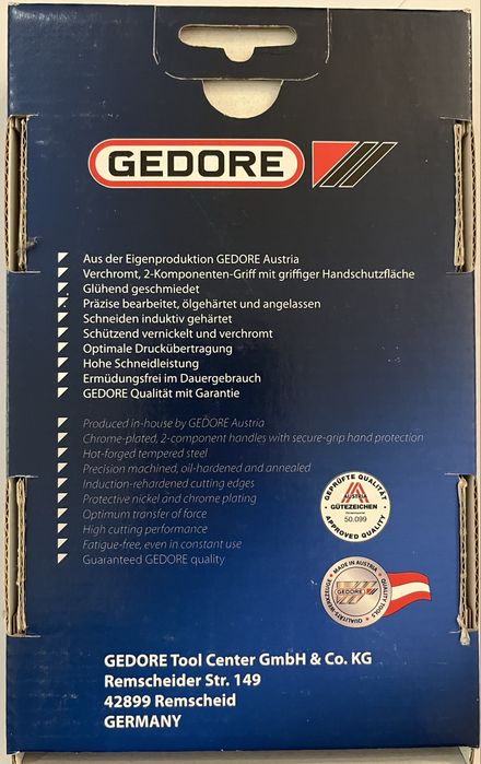 Jogo 2/alicates universal+corte - GEDORE