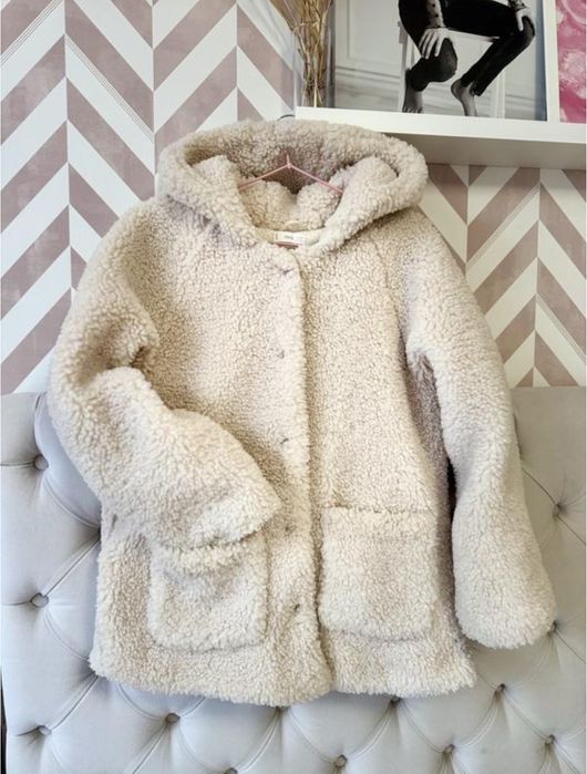 Шубка для дівчинки MANGO з еко хутра