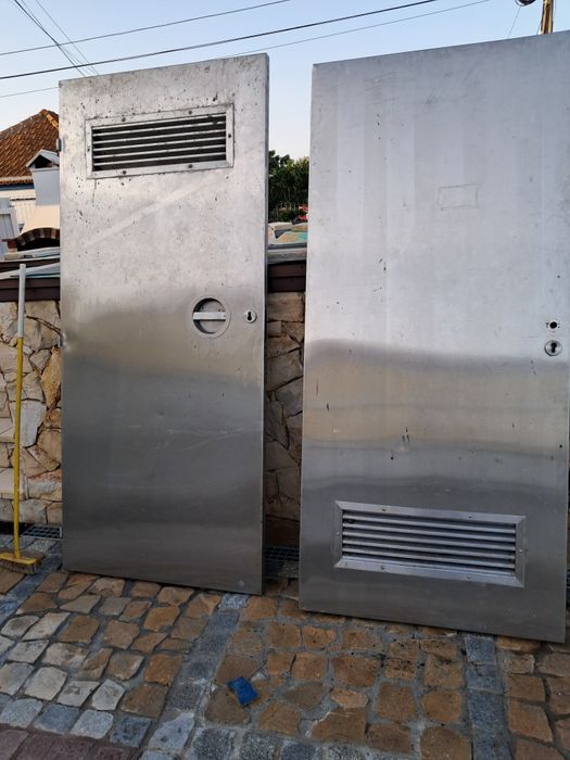 Portas em inox 210x90