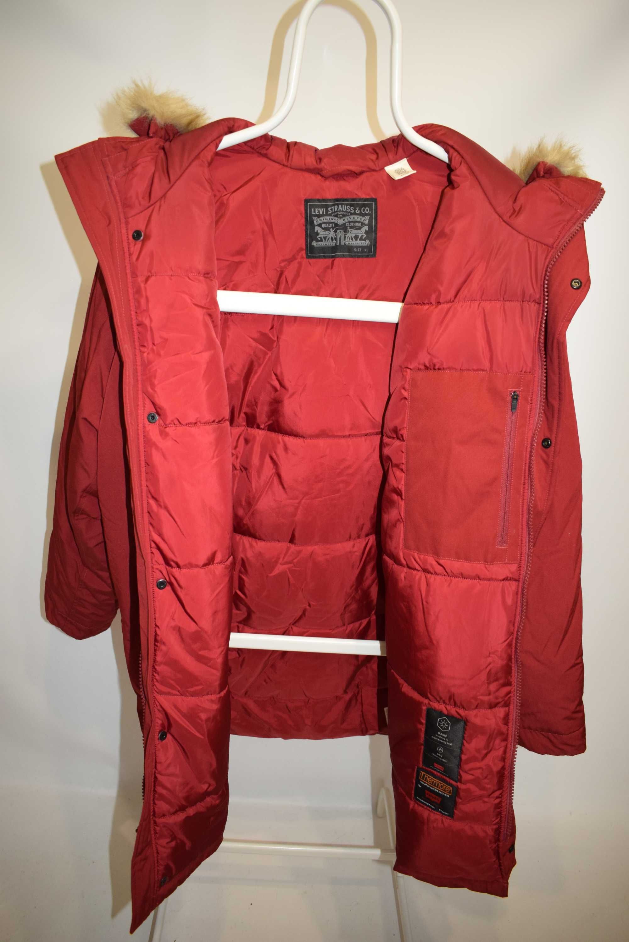 Levi's Woodside Long Utility Парка куртка пуховик