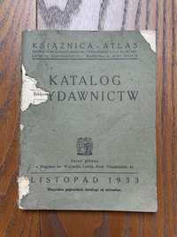 Katalog wydawnictw z 1933 ksiaznica atlas