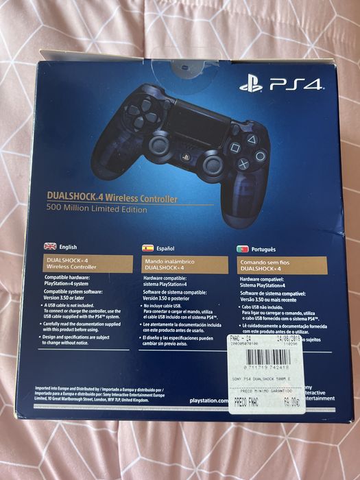 Comando PS4 500 Million Limited Edition fechado