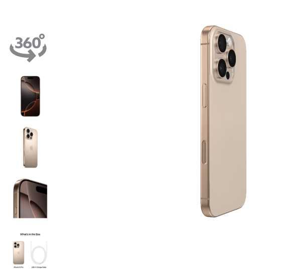 Apple iPhone 16 Pro Max 256GB Deserto/Branco/Natural/Preto (novo)