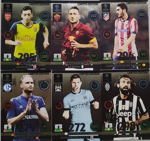 554szt karty piłkarskie limited edition różne Total fifa 365 Adrenalyn