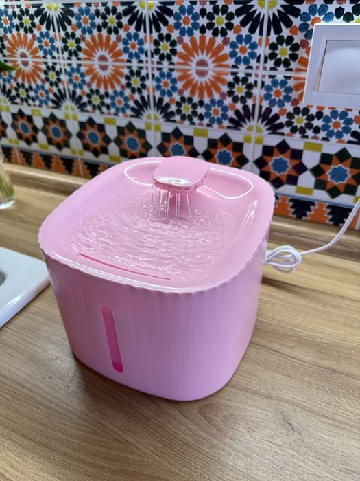 Поилка электрическая для животных кота собаки фонтан