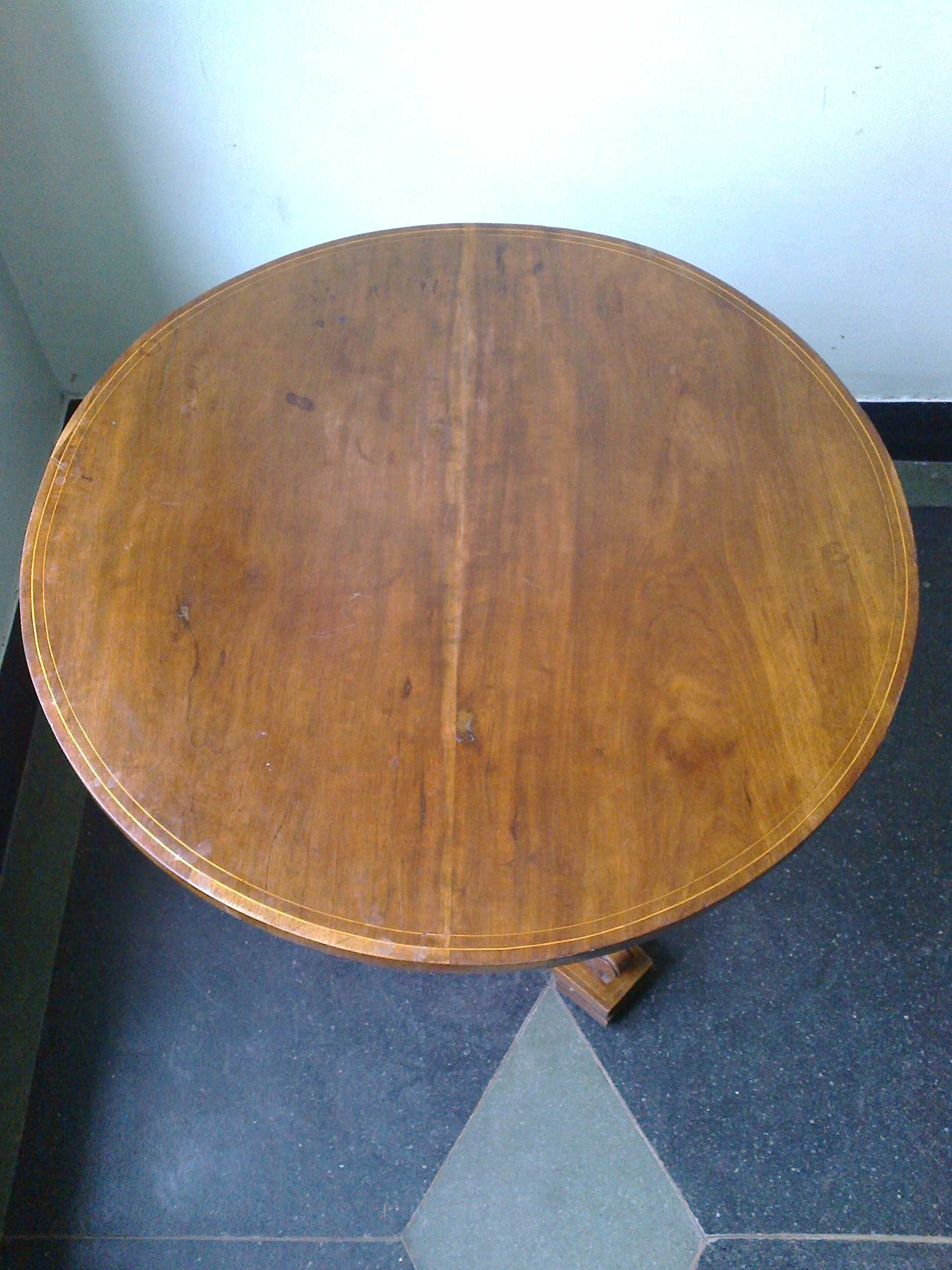 stół okrągły Biedermeier antyk zabytek