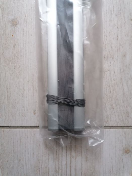 Roleta plisowana nowa 120/54 srebrzysty Mróz