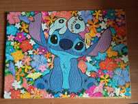 Puzzle ułożone 1000 elementów