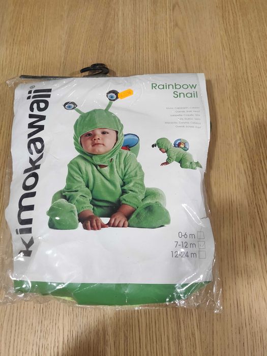 Disfarce de Caracol para bebé (7-12 M)