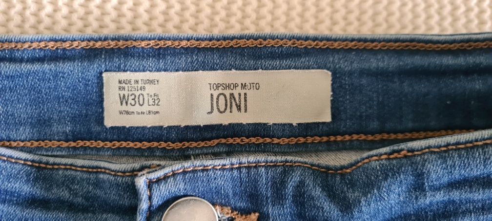Spodnie Dżinsowe Fit W30 L32