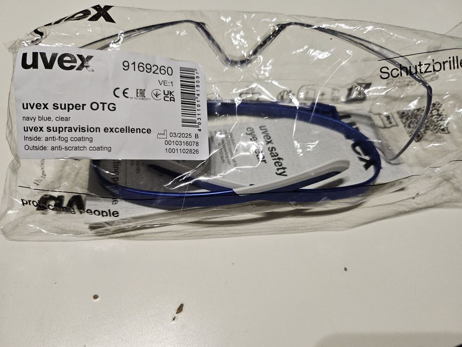 Okulary na okulary UVEX 9169.260 5 szt