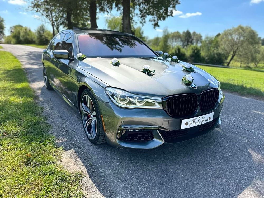 Auto do ślubu Bmw 750Li 2017r Grajewo Ełk Białystok Łomża Suwałki