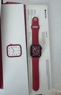 Смарт часы apple watch 7 41mm red годинник епл вотч