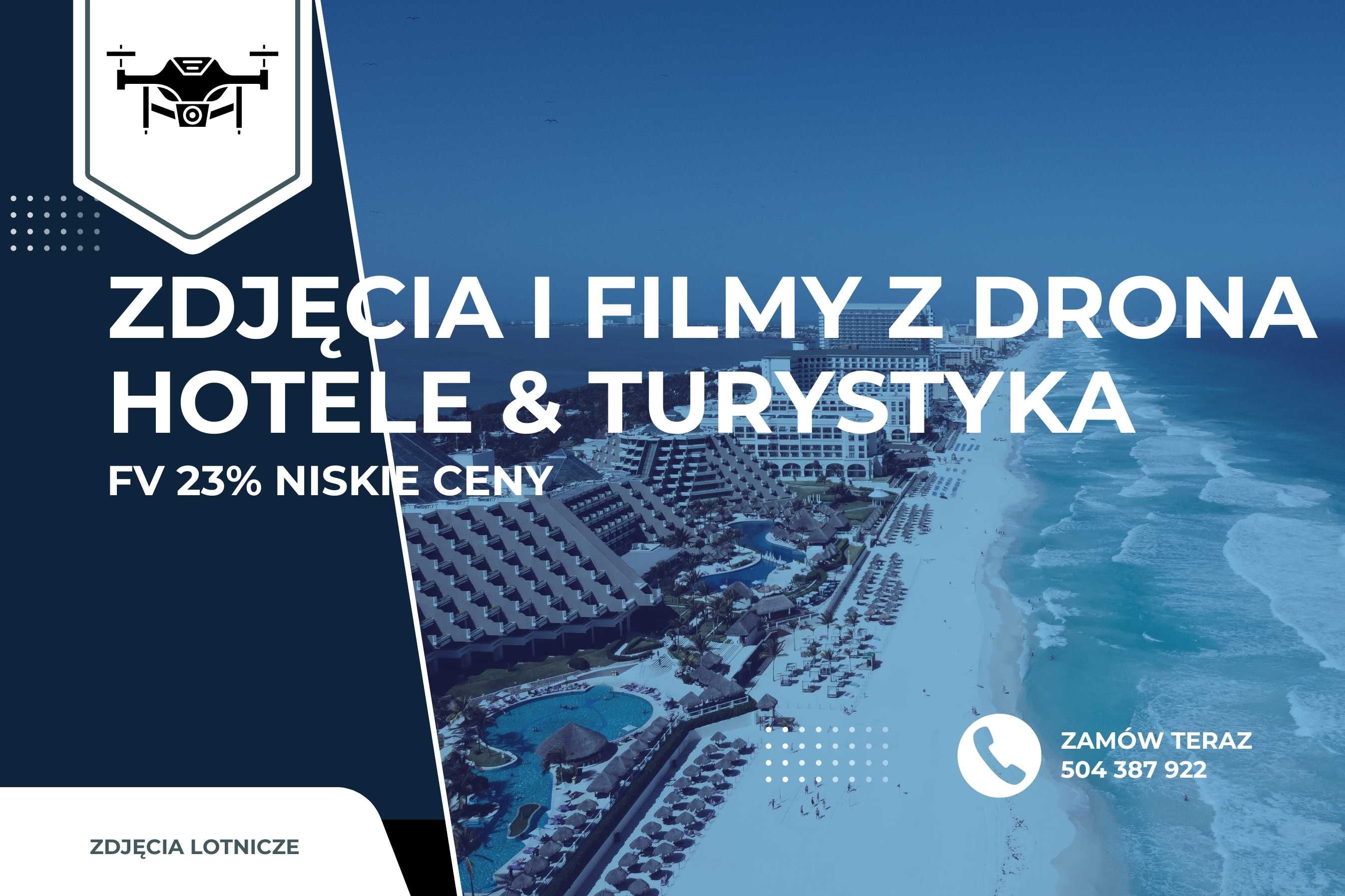 Profesjonalne ujęcia i filmy z drona – dla Twojej firmy | FV 23%