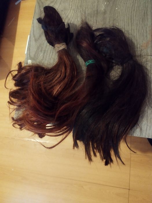 Cabelo humano verdadeiro  quase 200g