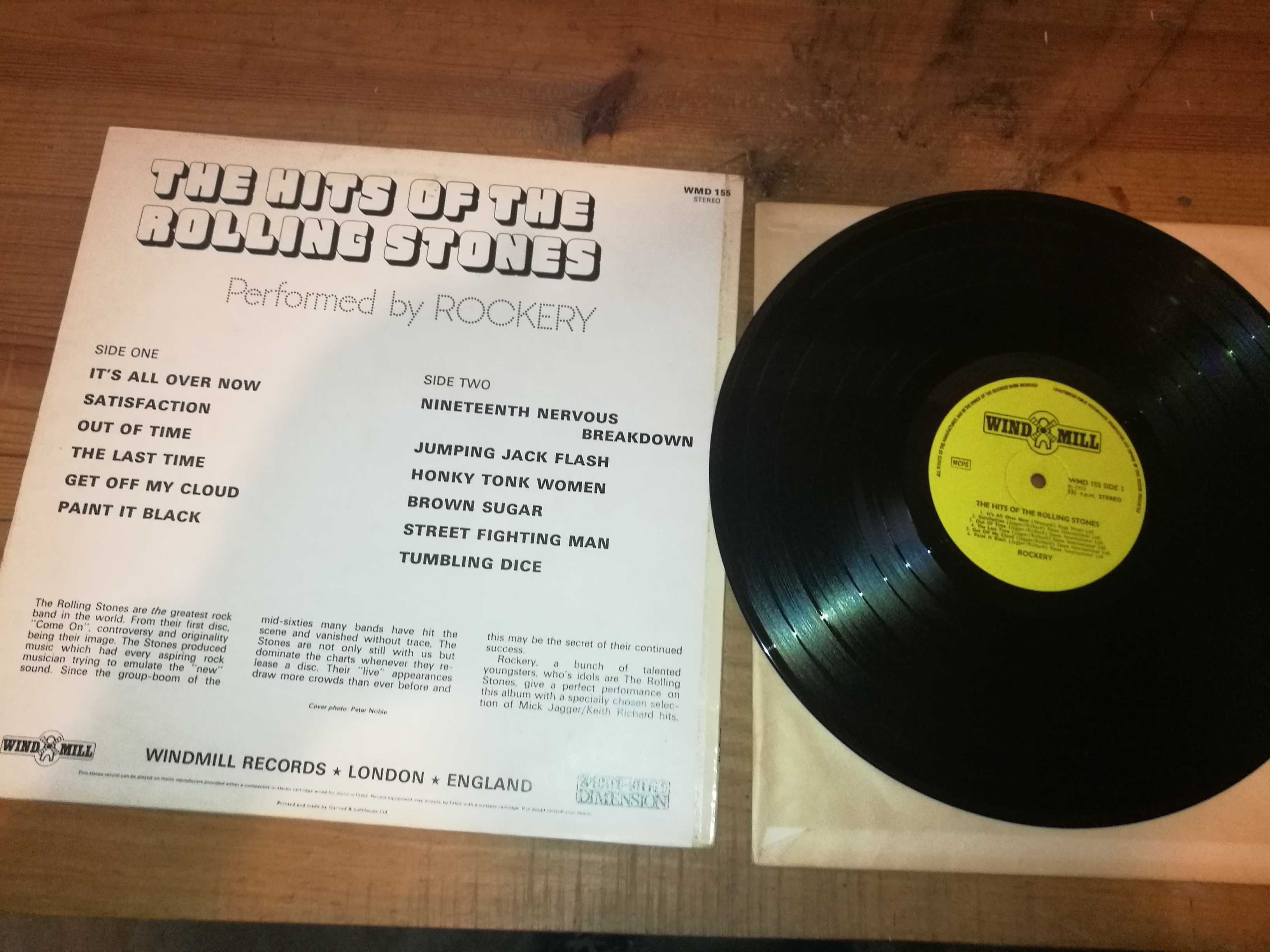 ROCKERY - The Hits Of The Rolling Stones (Es INGL - 1973) LP