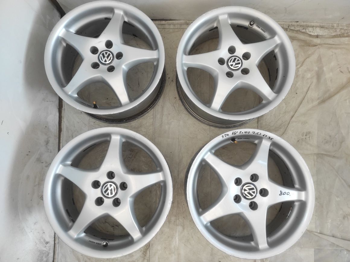 524 Felgi aluminiowe VW VOLKSWAGEN GOLF IV R 16 5x100