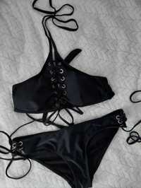 Czarny strój kąpielowy/rozmiar M/Sinsay