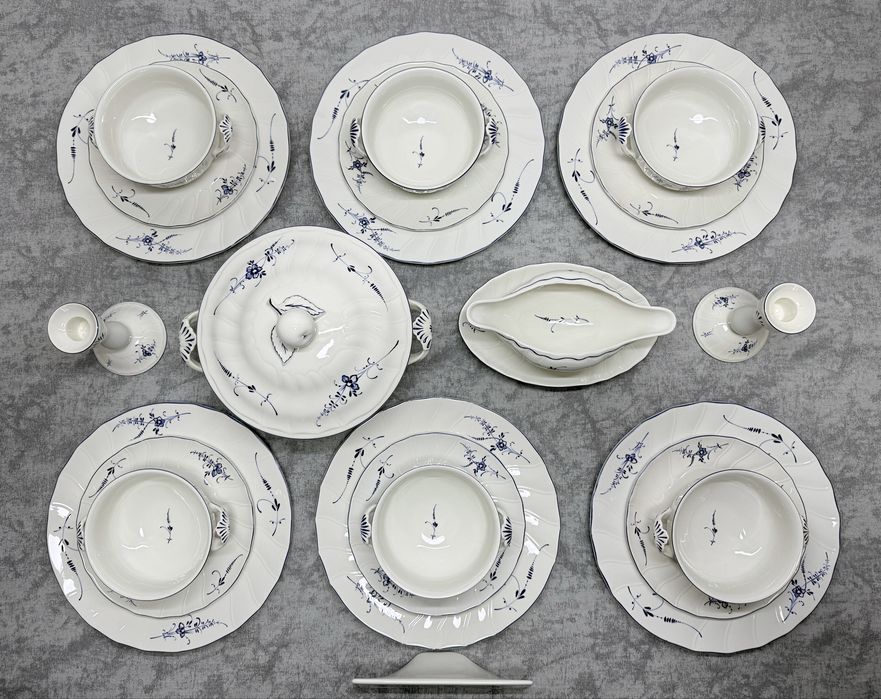 Фарфоровый столовый сервиз Villeroy Boch серия Luxembourg GDR Германия