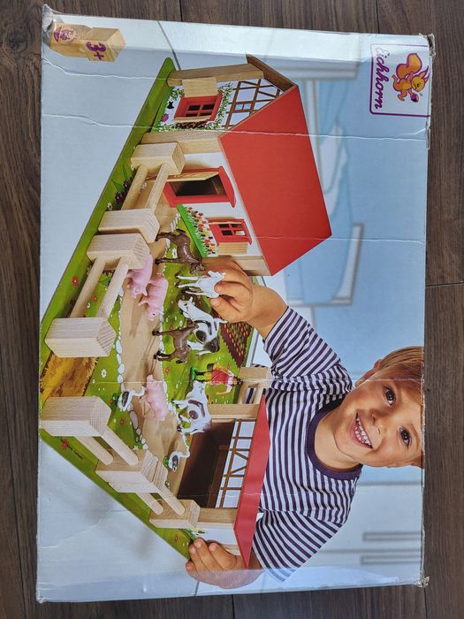 Zestaw do zabawy w farmę z figurkami zwierząt