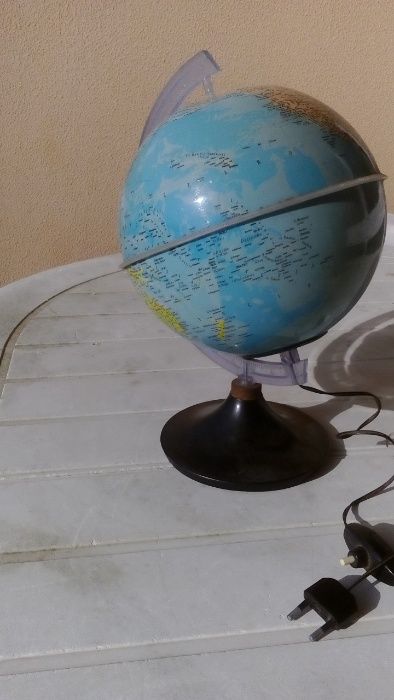 Globo vintage c luz ano 1950 original space age