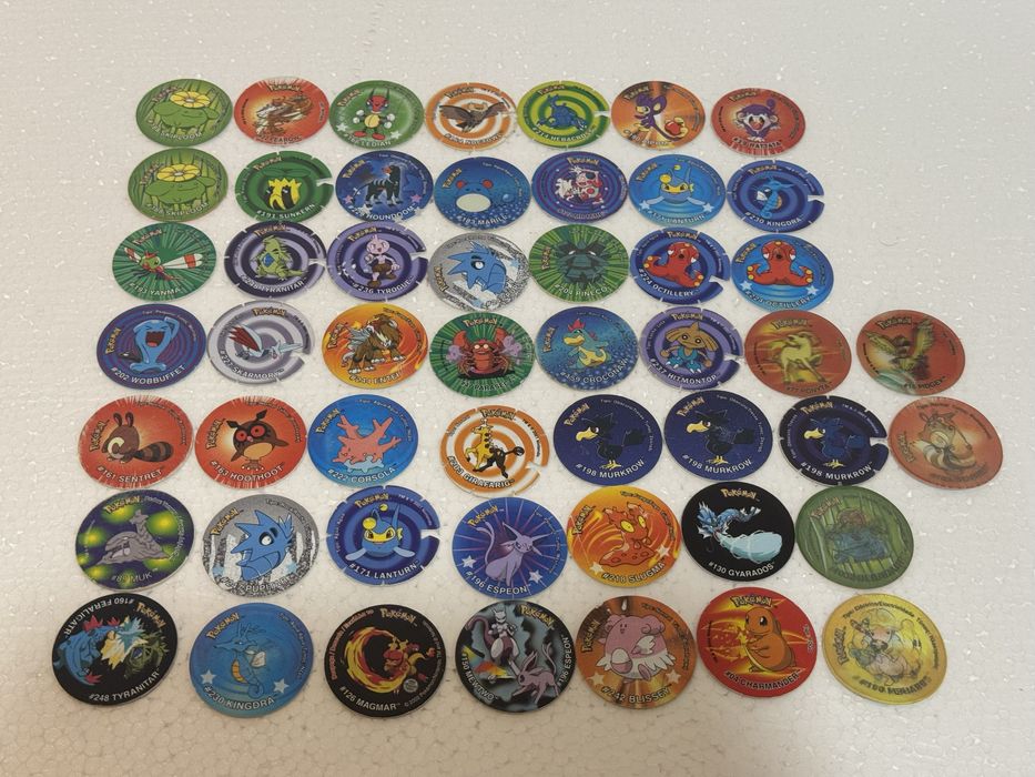 Pokémon Tazos (varias coleções)