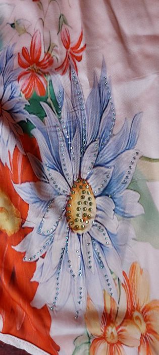 Top sem Mangas Flores S M