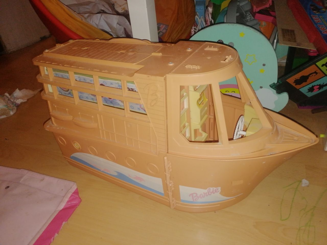 Statek-domek Barbie rozkładany